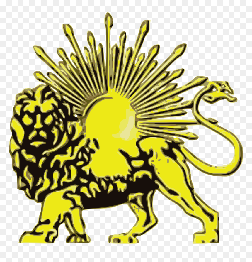 Lion And Sun Emblem, HD Png Download - evil sun png