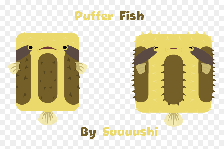 Illustration, HD Png Download - puffer fish png
