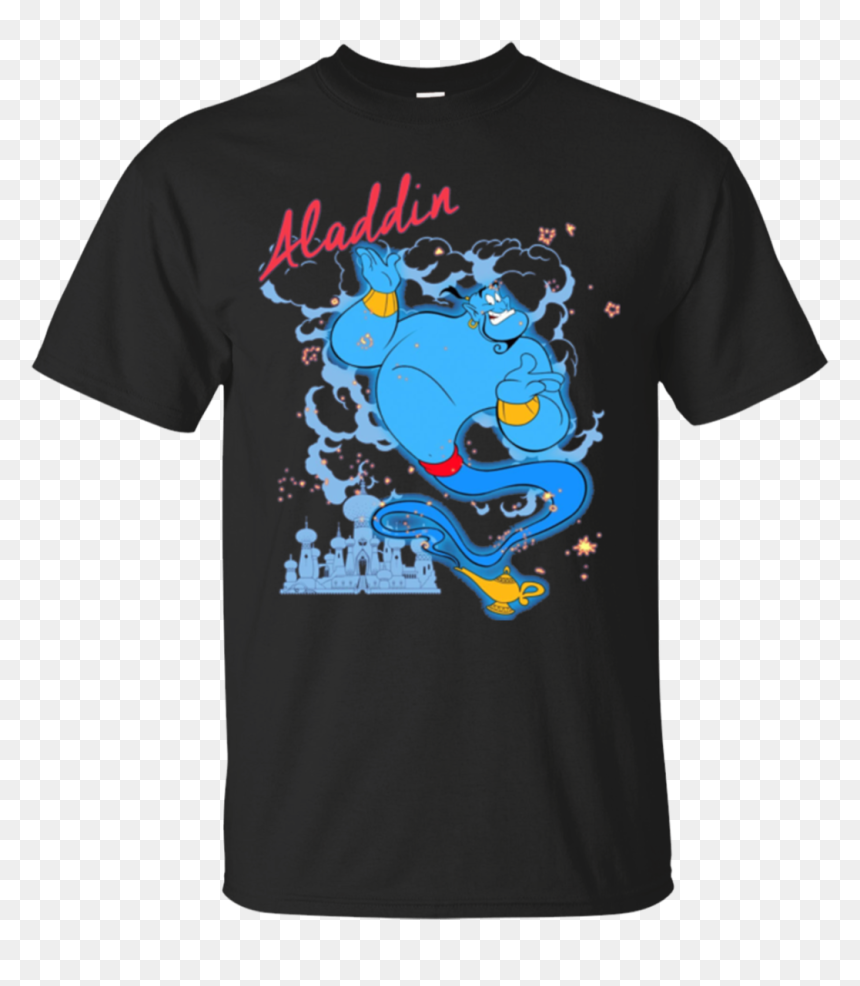 Disney Aladdin Genie T Shirt Amazon, HD Png Download - aladdin genie png