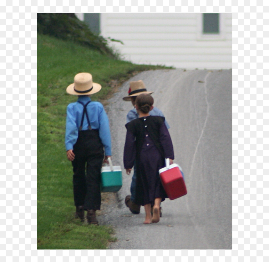 Amish Children And School, HD Png Download - amish hat png