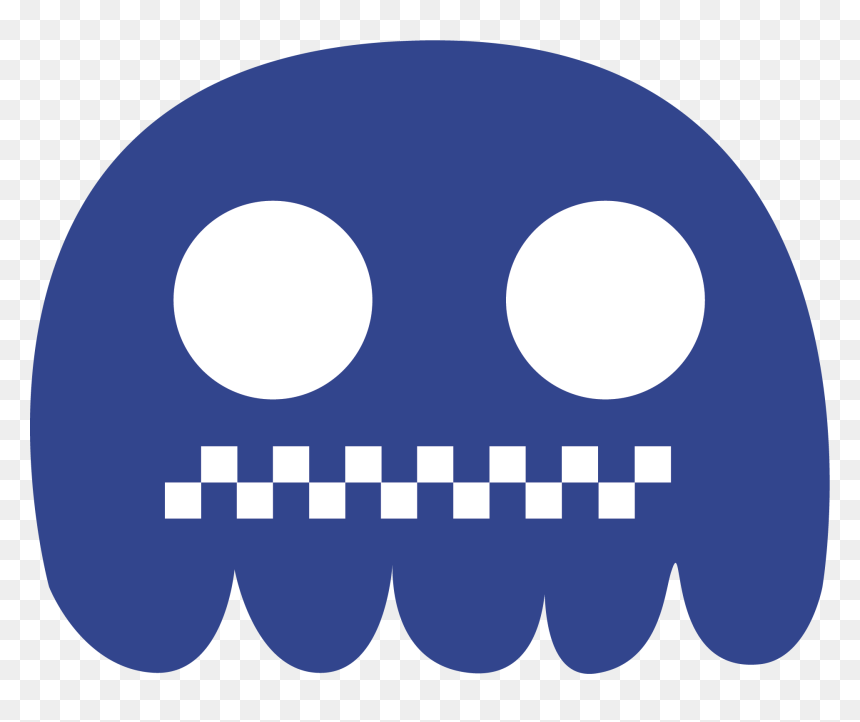 Circle, HD Png Download - pacman blue ghost png