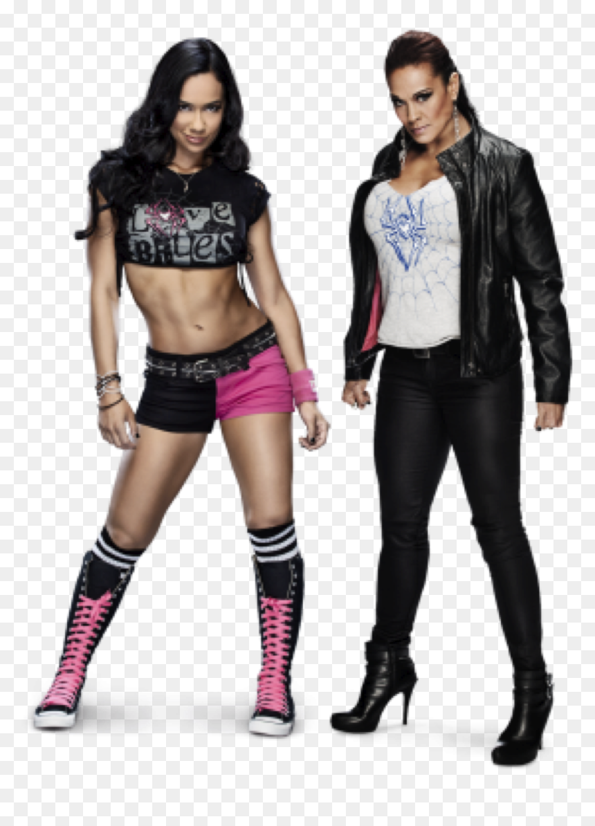 Aj Lee Wwe Attire, HD Png Download - tamina png