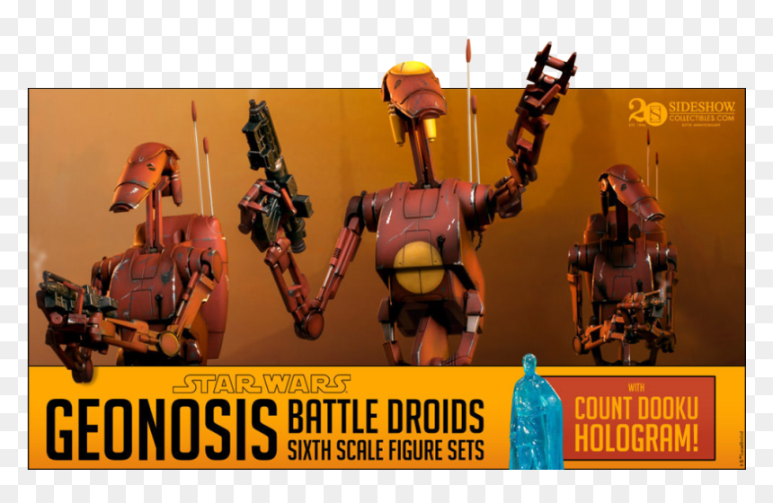 Battle Droids The Clone Wars Geonosis, HD Png Download - captain rex png