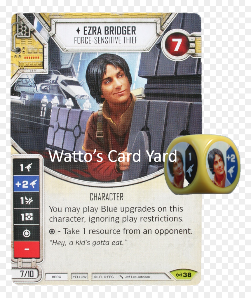 Star Wars Destiny Characters, HD Png Download - ezra bridger png