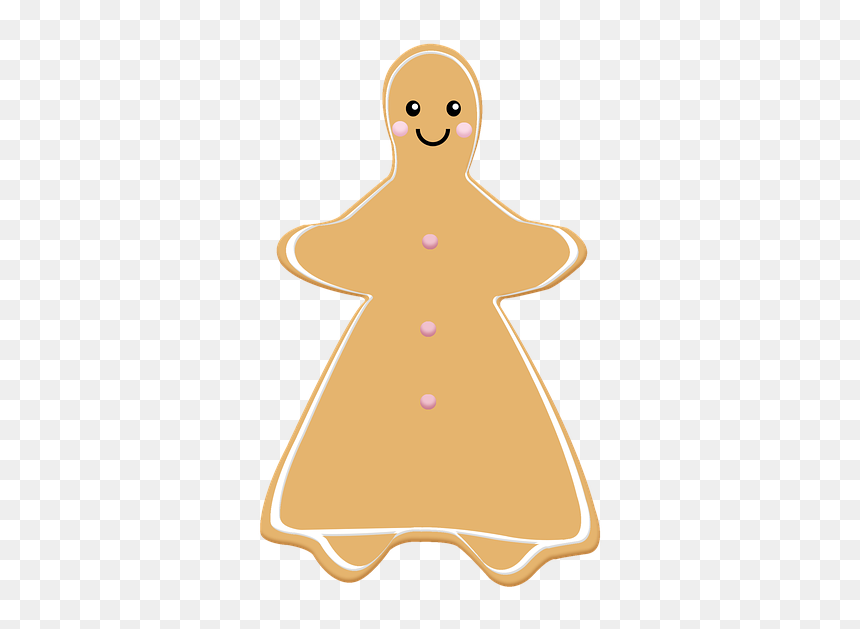 Illustration, HD Png Download - gingerbread girl png