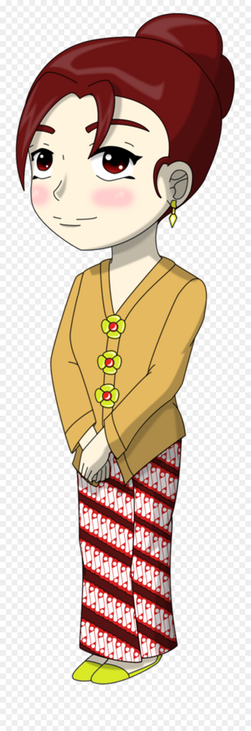 Kebaya Clipart, HD Png Download - gingerbread girl png