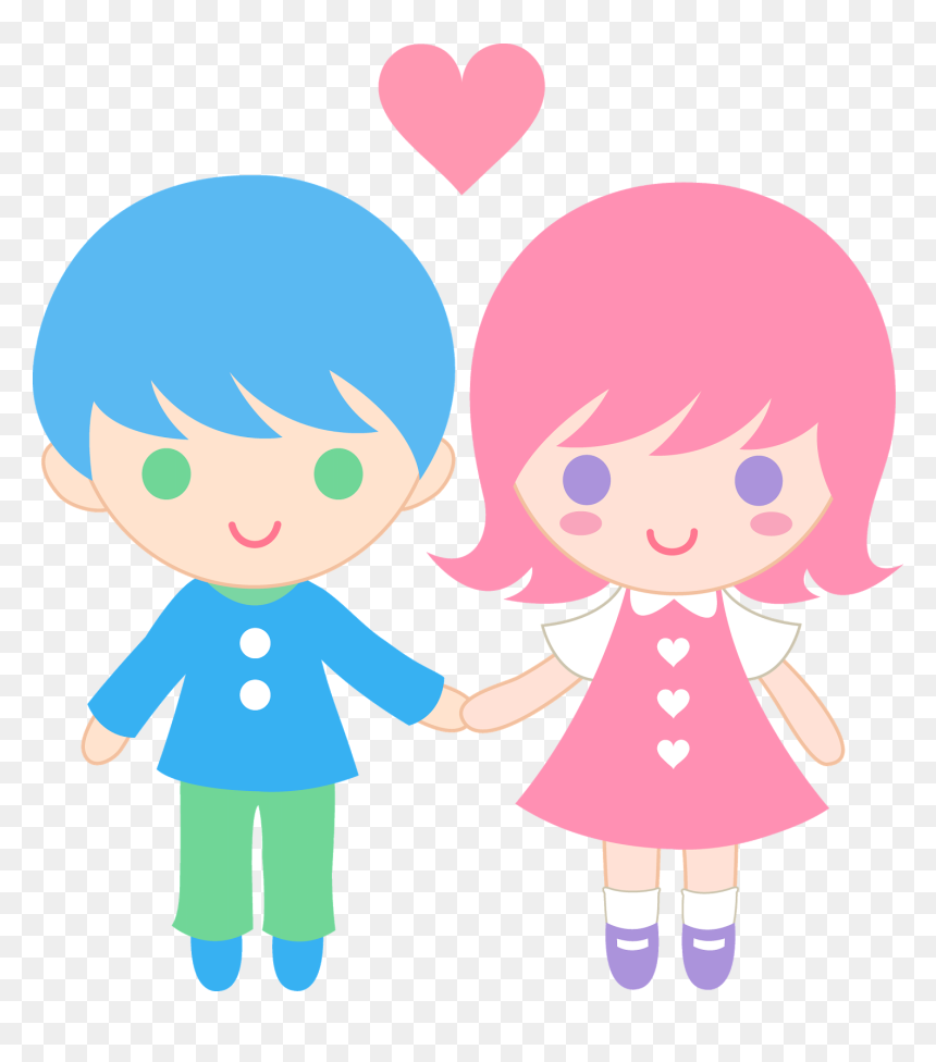 Cute Cartoon Couple Png, Transparent Png - gingerbread girl png