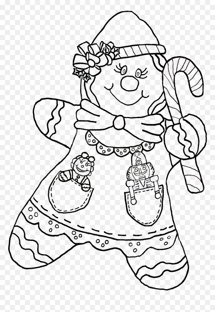 Cartoon, HD Png Download - gingerbread girl png
