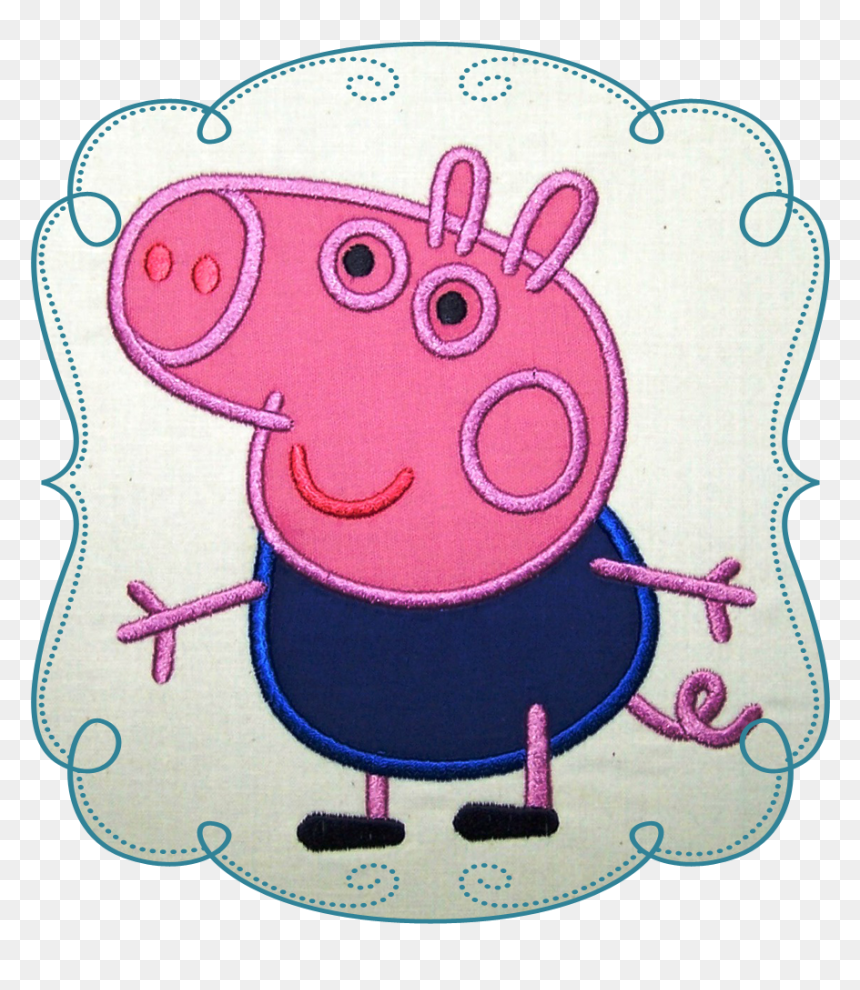 Embroidery, HD Png Download - peppa pig george png
