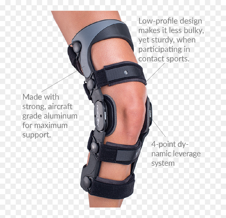 Donjoy 4 Point Knee Brace, HD Png Download - brace png