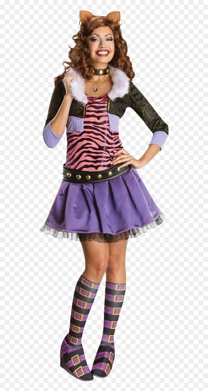 Monster High Costumes For Adults, HD Png Download - clawdeen wolf png