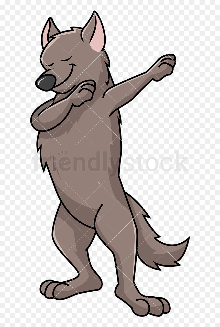 Dabbing Wolf Clipart, HD Png Download - clawdeen wolf png