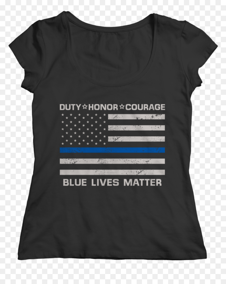 T-shirt, HD Png Download - police flag png