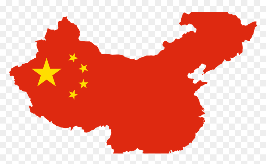 China Map With Taiwan, HD Png Download - police flag png
