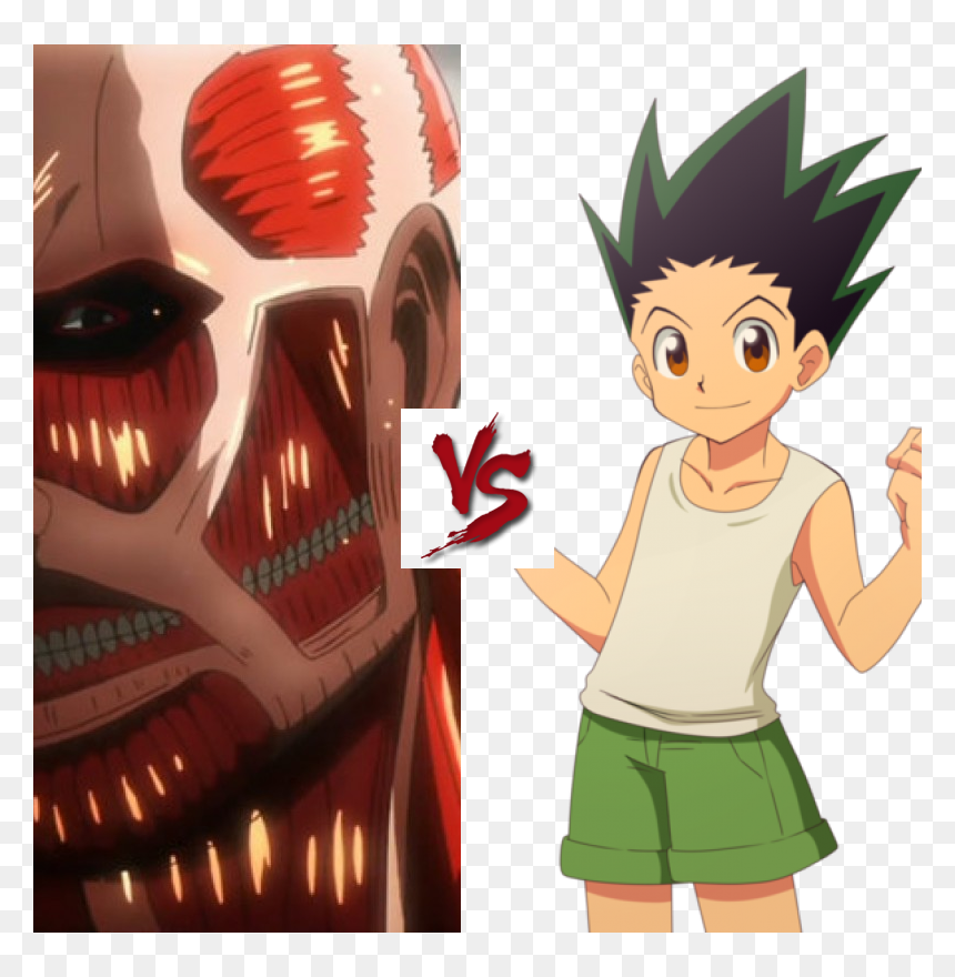 Attack On Titan Png Titan, Transparent Png - gon freecs png