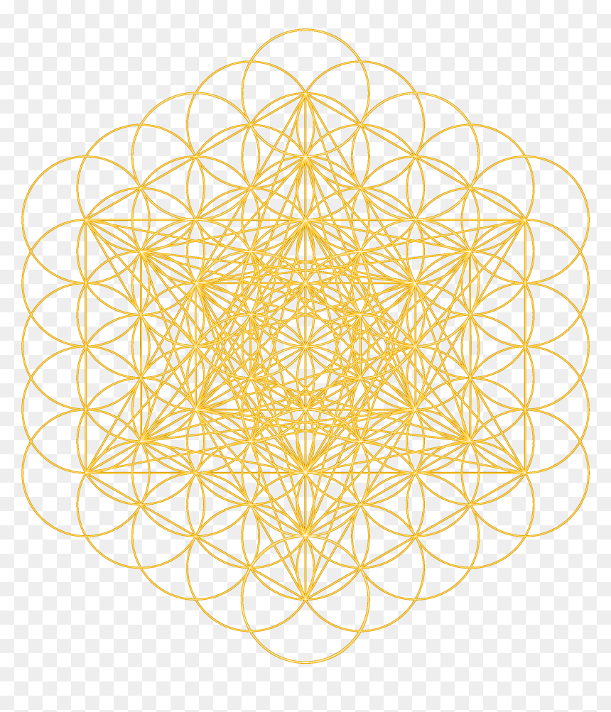 Circle, HD Png Download - metatrons cube png