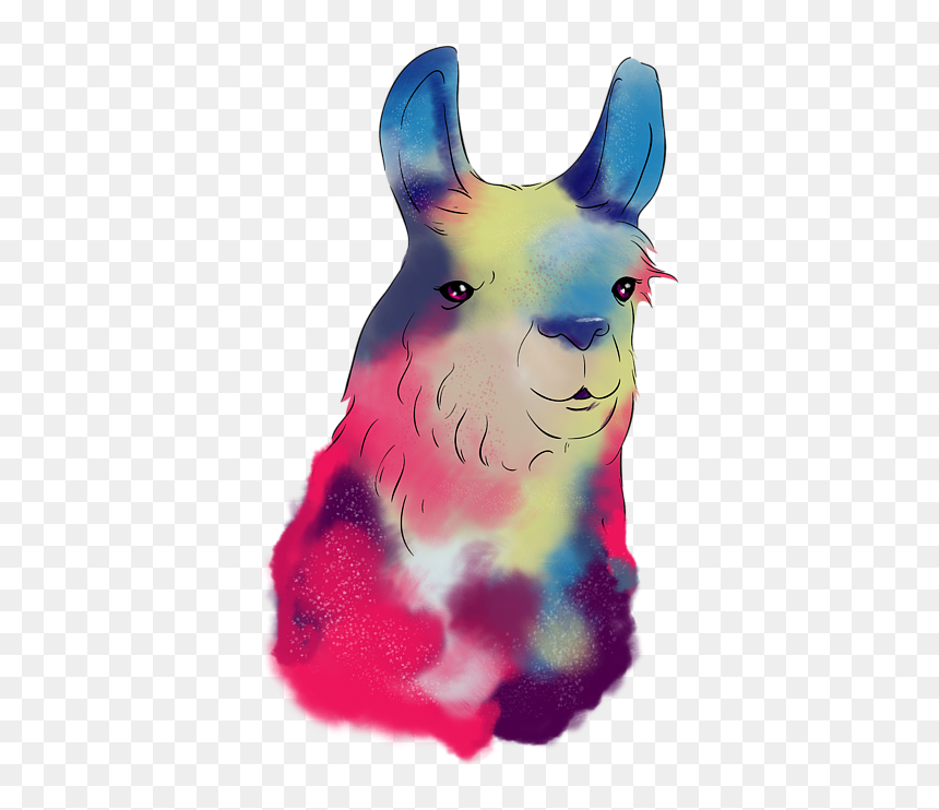 Illustration, HD Png Download - llama head png