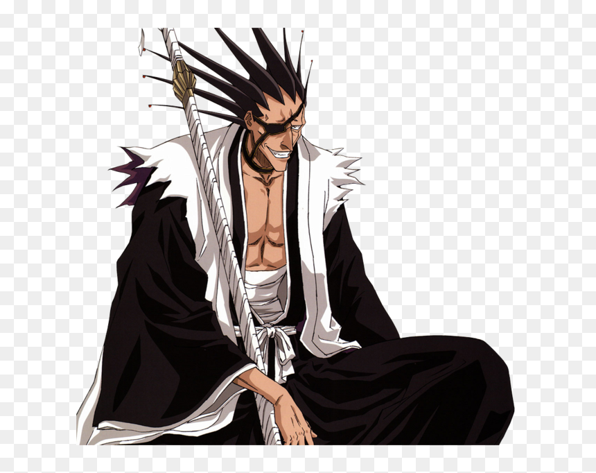 Kenpachi Zaraki, HD Png Download - vash the stampede png