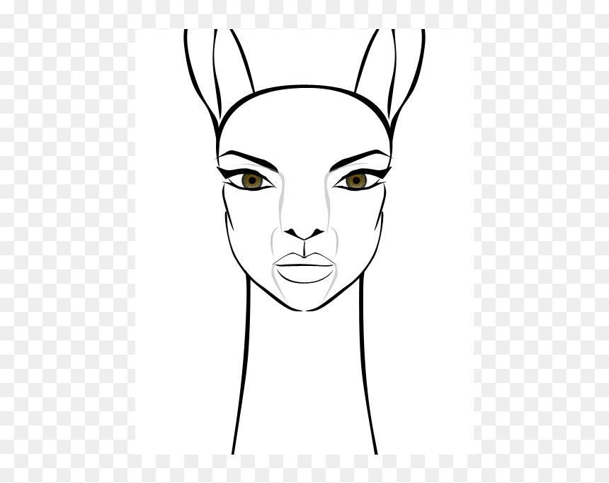 Sketch, HD Png Download - llama head png