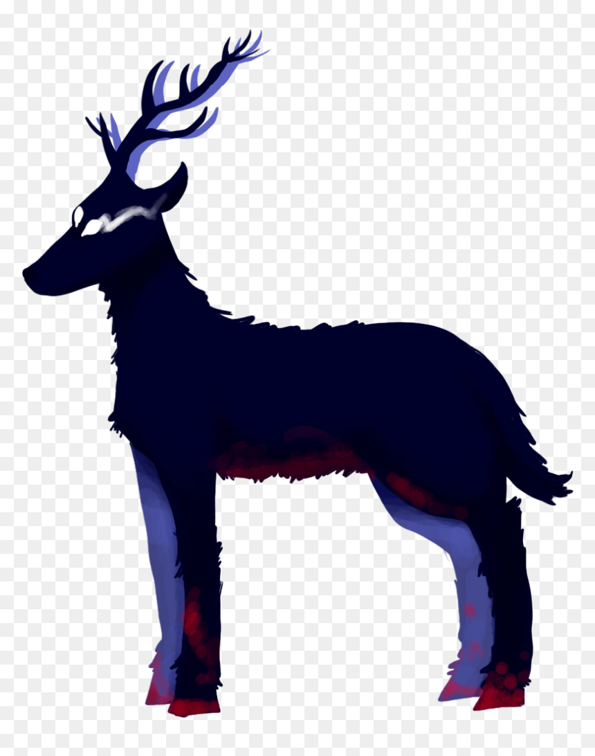 Reindeer, HD Png Download - shadow creature png