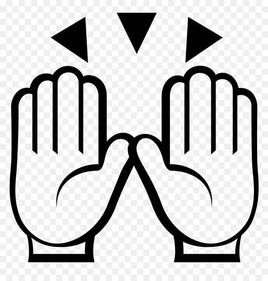 Clip Art, HD Png Download - praise hands emoji png