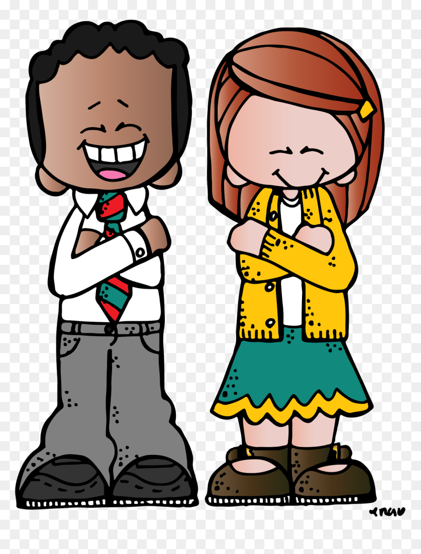 Melonheadz Boy And Girl, HD Png Download - praise hands emoji png