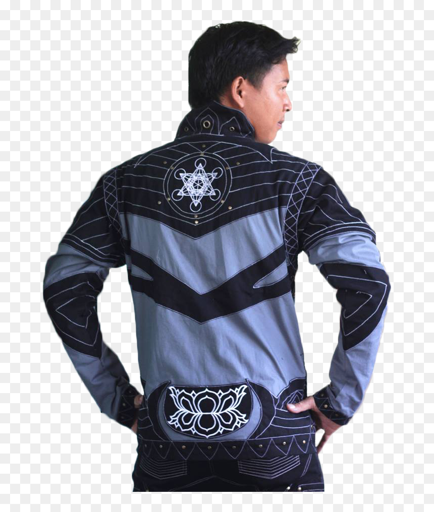 Long-sleeved T-shirt, HD Png Download - metatrons cube png