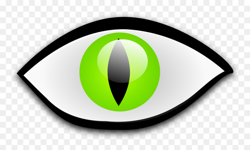 Cat Eye Clipart, HD Png Download - reptile eye png