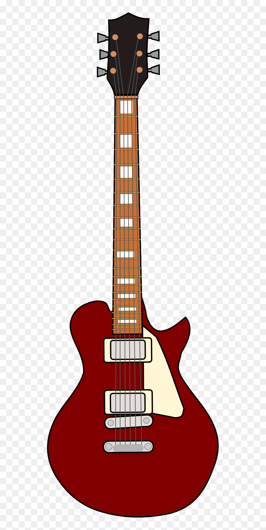 Les Paul Guitar Clip Art, HD Png Download - guitar string png