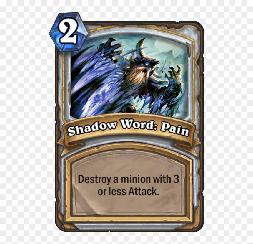 Hearthstone Shadow Word Pain, HD Png Download - shadow creature png