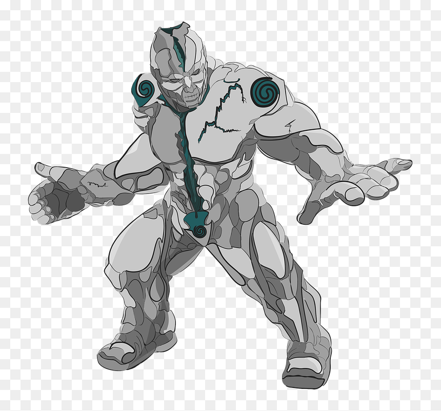 Golem De Pedra Png, Transparent Png - fulgore png