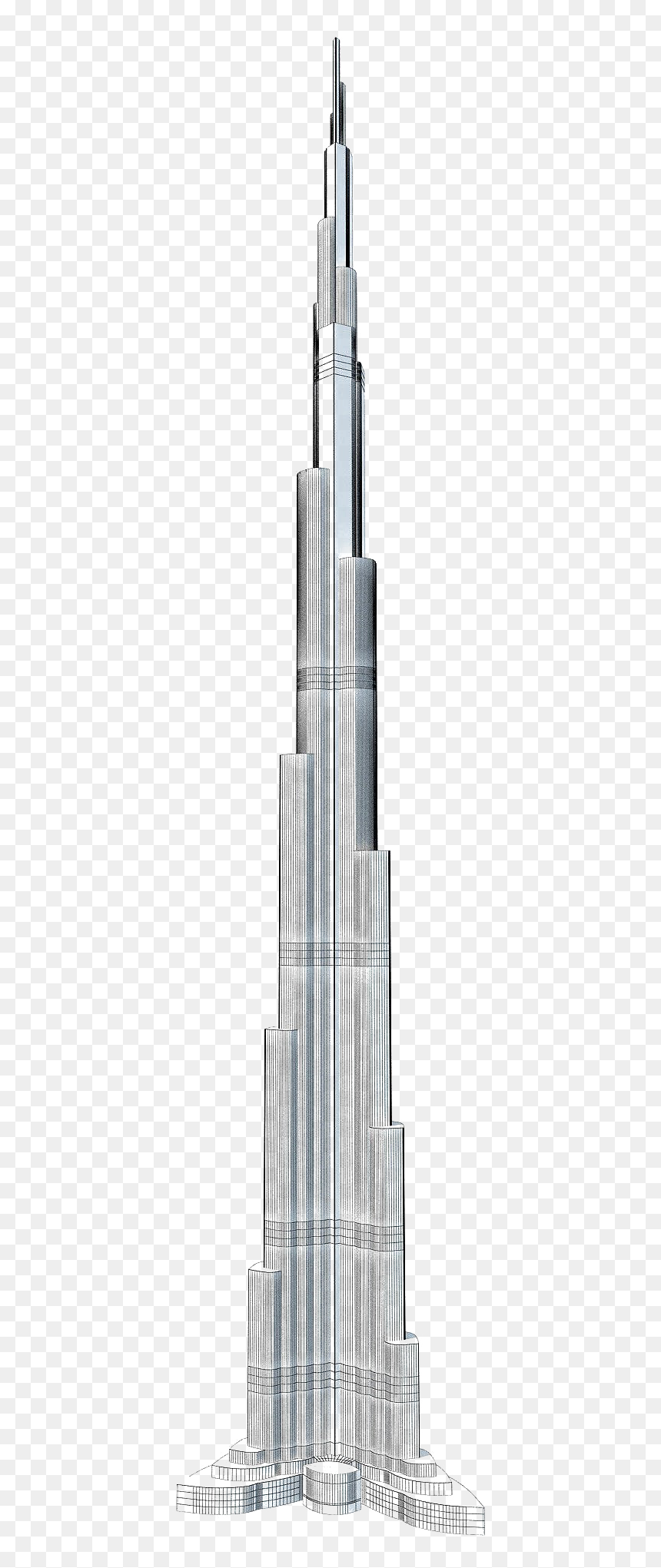 Burj Khalifa Png, Transparent Png - burj khalifa png