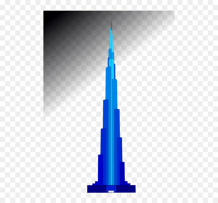 Burj Khalifa Clip Art, HD Png Download - burj khalifa png