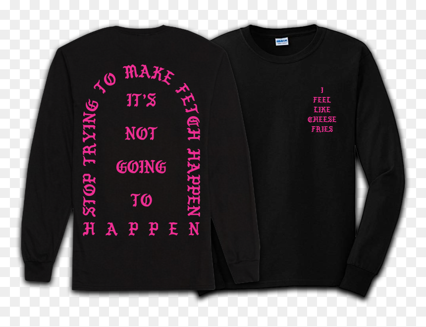 Long-sleeved T-shirt, HD Png Download - cheese fries png