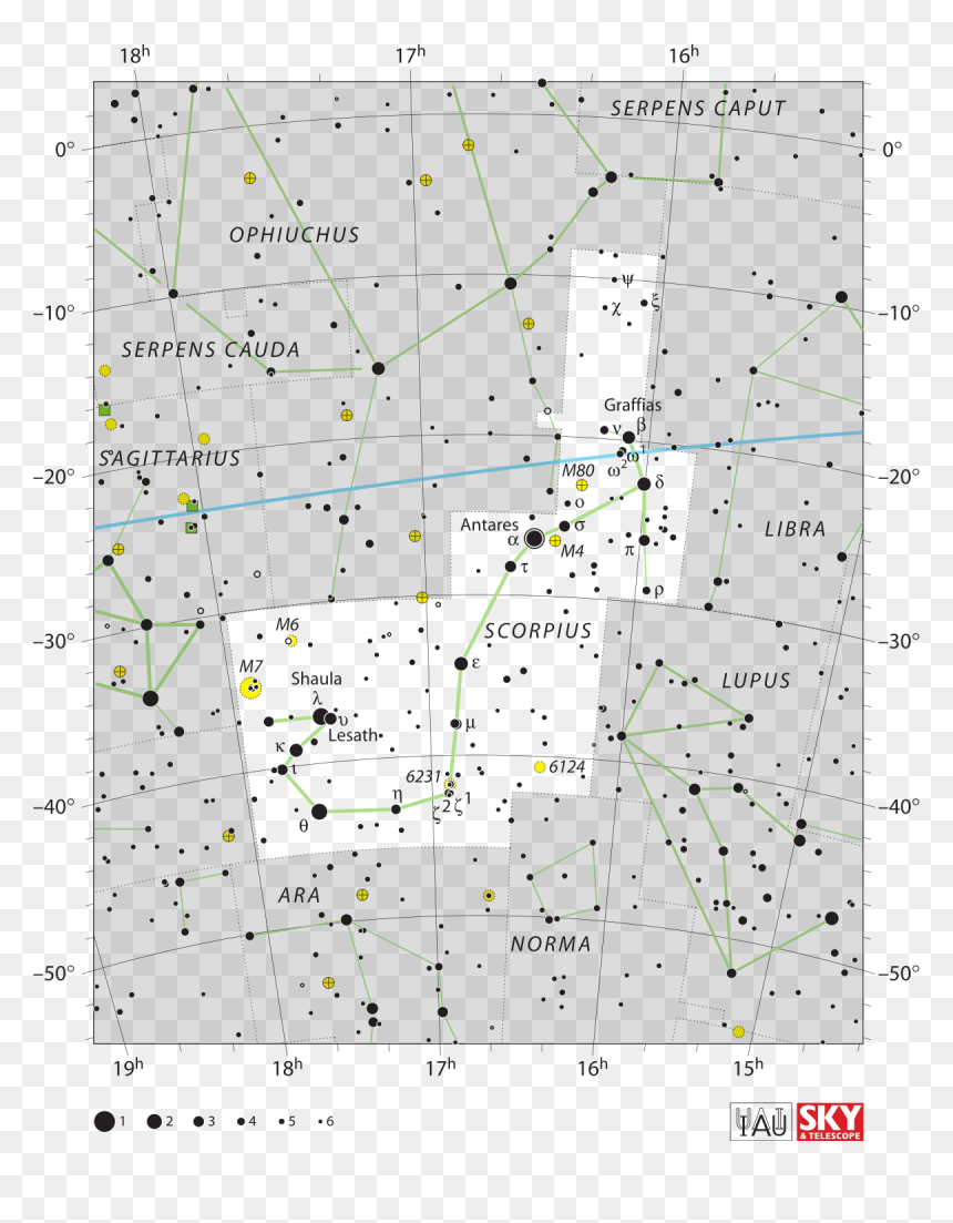 Ara Constellation Main Stars, HD Png Download - scorpio sign png
