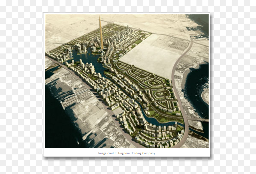 Kingdom City Jeddah, HD Png Download - burj khalifa png