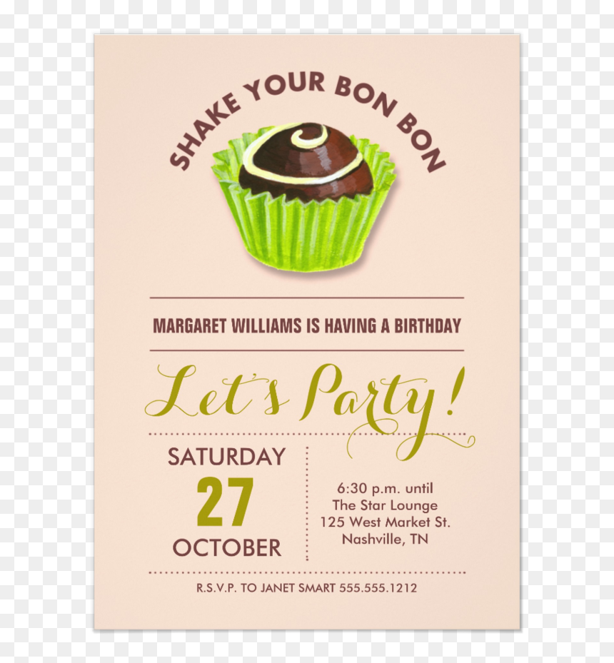 Cupcake, HD Png Download - invitation shapes png