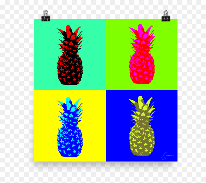 Andy Warhol Pineapple, HD Png Download - andy warhol png