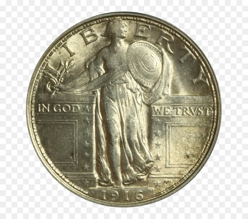Standing Liberty Quarter, HD Png Download - raining coins png