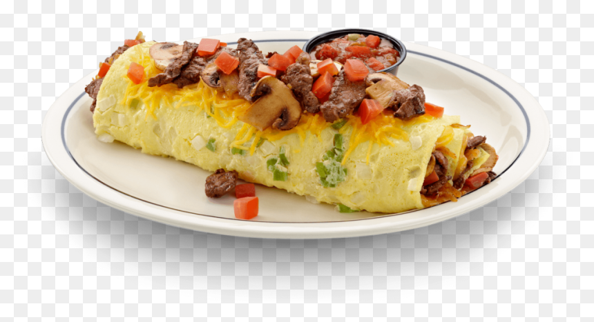 Ihop Steak Omelette, HD Png Download - omelet png