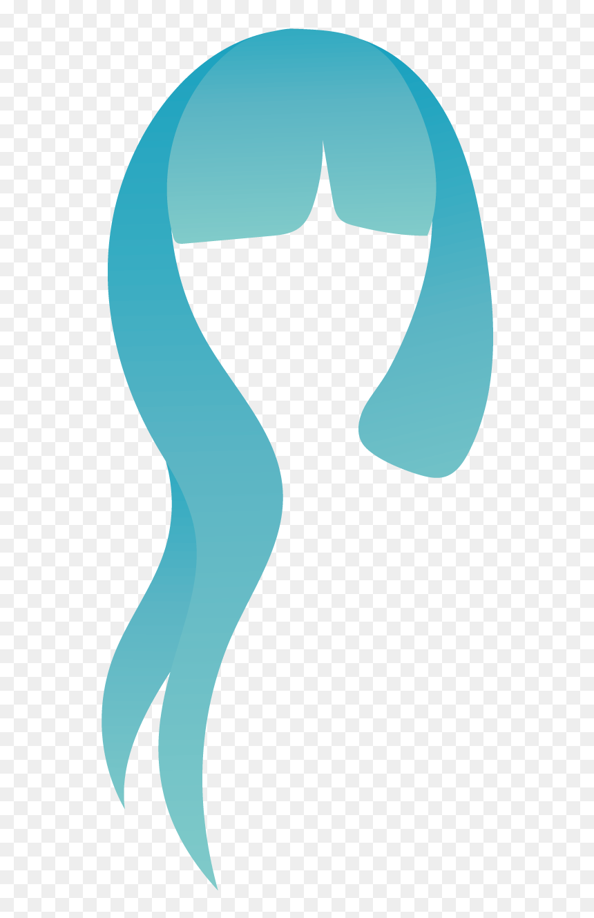 Graphic Design, HD Png Download - blue hair png
