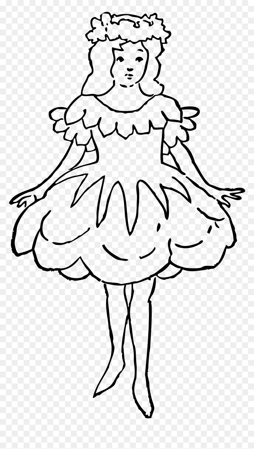 Black And White Clip Art Roses, HD Png Download - woman outline png