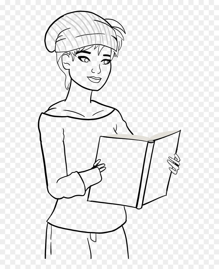Line Art, HD Png Download - woman outline png