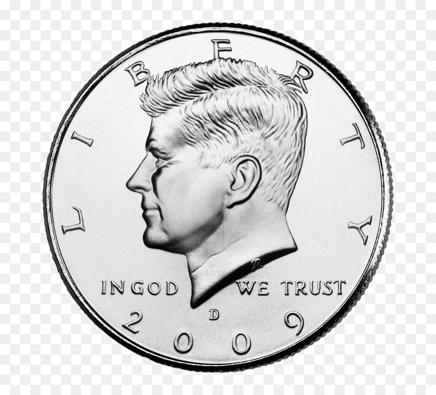 2007 Kennedy Half Dollar, HD Png Download - half dollar png