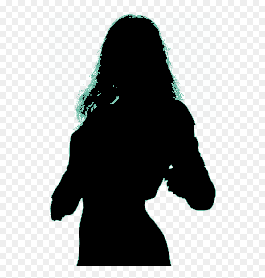 Silhouette, HD Png Download - woman outline png