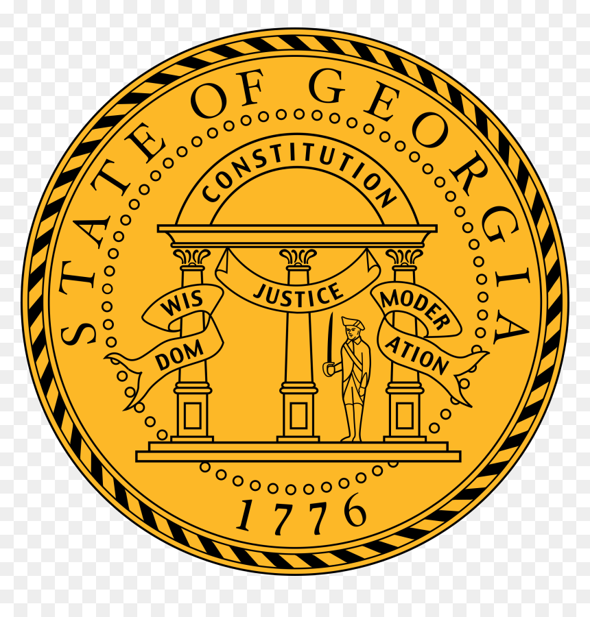 Georgia State Seal 2018, HD Png Download - woman outline png