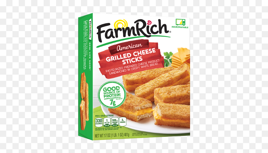 Farm Rich Grilled Cheese Sticks, HD Png Download - cheese sticks png