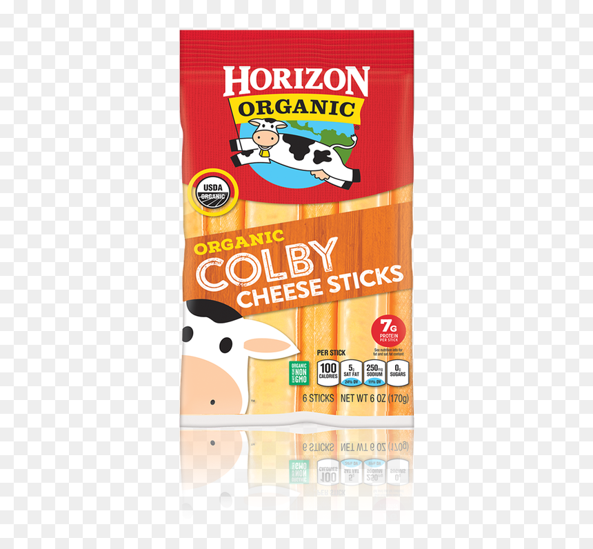 Horizon Colby Cheese Sticks, HD Png Download - cheese sticks png