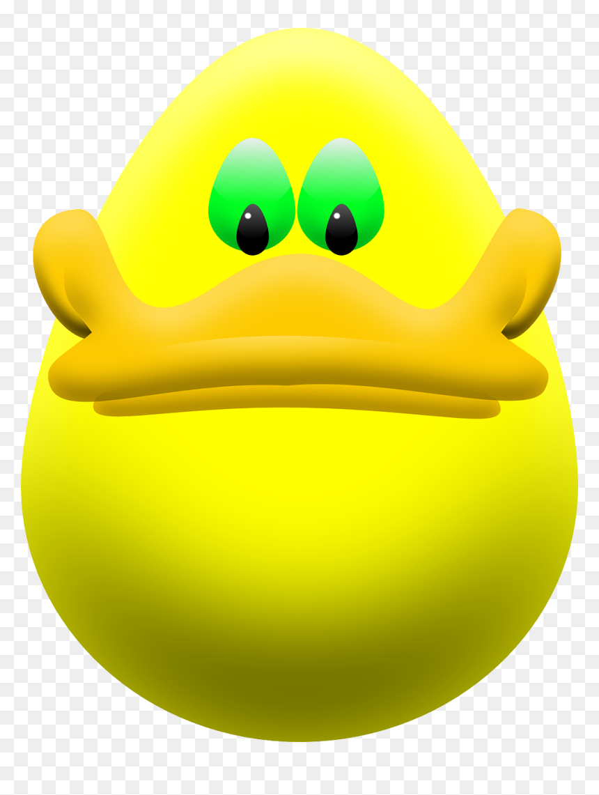 Easter Egg And Duck, HD Png Download - yellow duck png