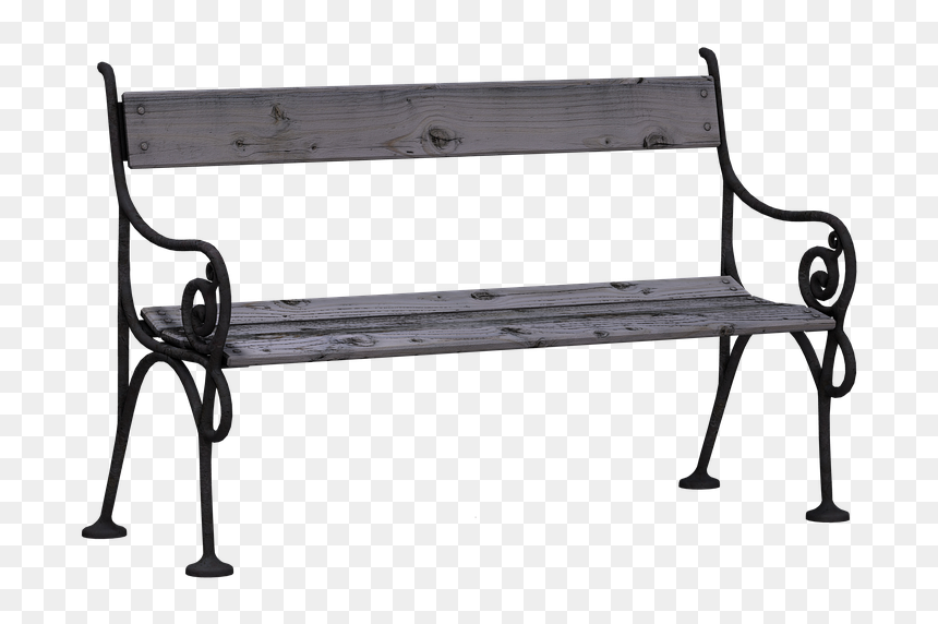 Bench, HD Png Download - outdoor bench png